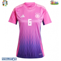 Tyskland Joshua Kimmich #6 Bortedrakt Dame EM 2024 Kortermet